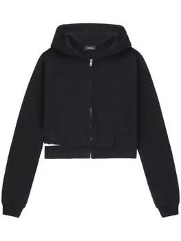 Толстовка с вырезом We11done, черный