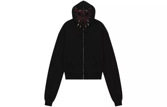 Толстовка с вырезом WE11DONE, черный