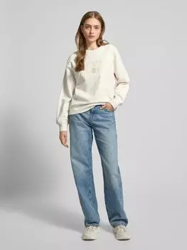 Толстовка с вышитой этикеткой Levi's, бежевый