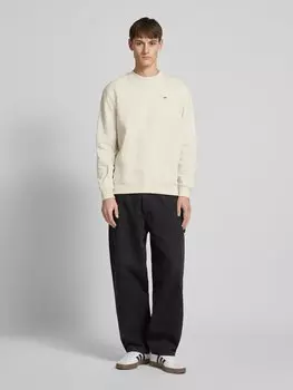 Толстовка с вышитой этикеткой Tommy Jeans, бежевый