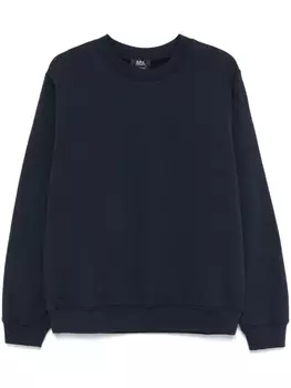 Толстовка с вышитым логотипом A.P.C., синий