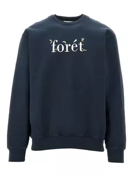 Толстовка с вышитым логотипом Amber Bee Foret, синий