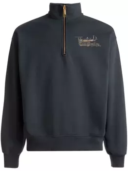 Толстовка с вышитым логотипом Bally, синий