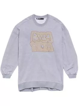 Толстовка с вышитым логотипом Bimba y Lola, серый