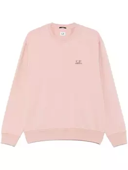 Толстовка с вышитым логотипом C.P. Company, розовый