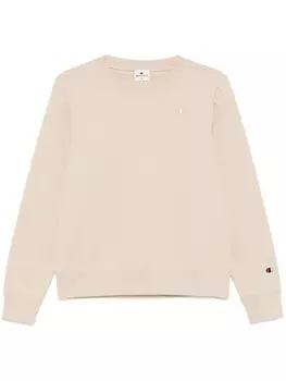 Толстовка с вышитым логотипом Champion, нейтральный цвет