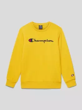 Толстовка с вышитым логотипом CHAMPION, темно-желтый