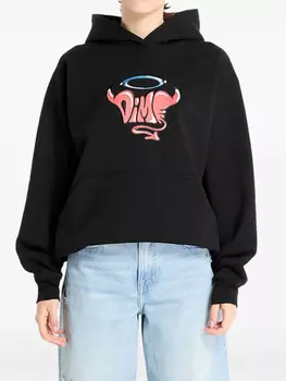 Толстовка с вышитым логотипом Dime, черный