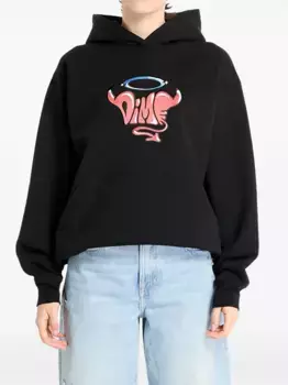 Толстовка с вышитым логотипом dime, черный