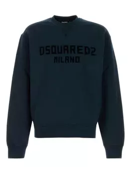 Толстовка с вышитым логотипом DSQUARED2, синий