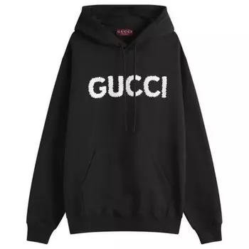Толстовка с вышитым логотипом Gucci, черный
