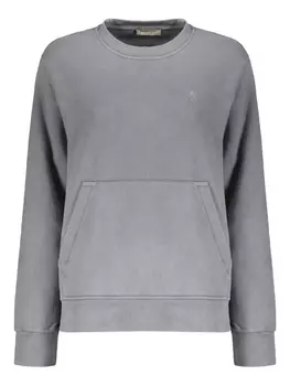 Толстовка с вышитым логотипом Herno, серый