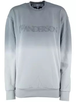 Толстовка с вышитым логотипом JW Anderson, серый