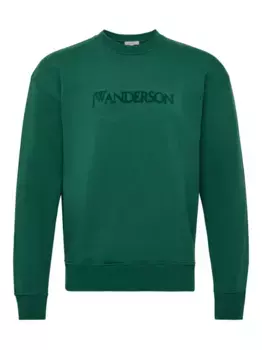 Толстовка с вышитым логотипом JW ANDERSON, зеленый