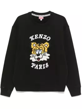 Толстовка с вышитым логотипом Kenzo, черный