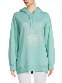 Толстовка с вышитым логотипом Kenzo, цвет Aqua