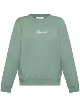 Толстовка с вышитым логотипом Lanvin, зеленый