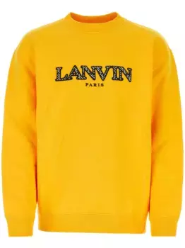 Толстовка с вышитым логотипом Lanvin, желтый