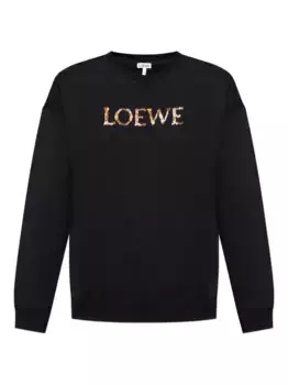 Толстовка с вышитым логотипом LOEWE, черный