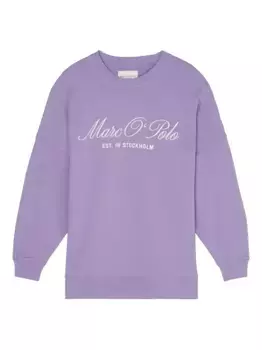 Толстовка с вышитым логотипом Marc O'Polo, фиолетовый