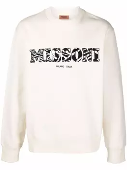 Толстовка с вышитым логотипом Missoni, бежевый