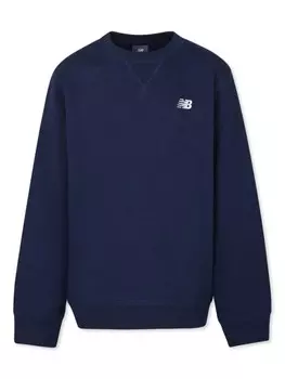 Толстовка с вышитым логотипом New Balance Kids, синий
