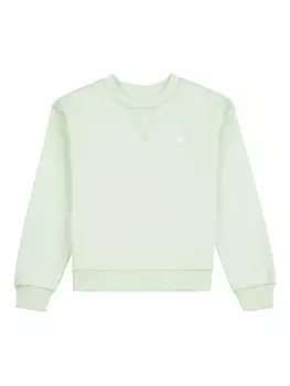 Толстовка с вышитым логотипом New Balance Kids, зеленый