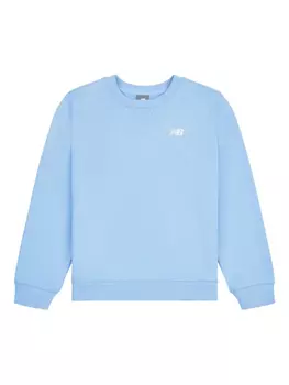 Толстовка с вышитым логотипом New Balance Kids, синий