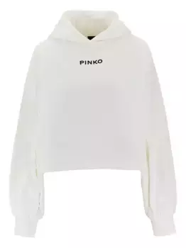Толстовка с вышитым логотипом PINKO, белый