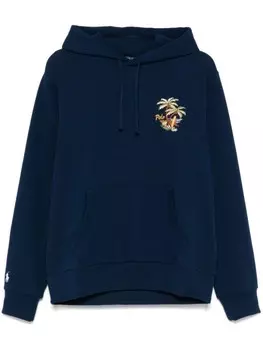 Толстовка с вышитым логотипом Polo Ralph Lauren, синий
