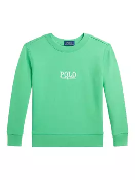Толстовка с вышитым логотипом POLO RALPH LAUREN KIDS, зеленый