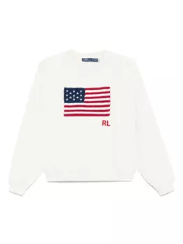 Толстовка с вышитым логотипом Polo Ralph Lauren, белый
