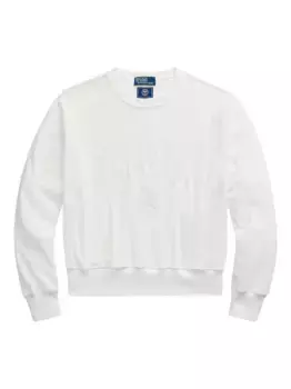 Толстовка с вышитым логотипом POLO RALPH LAUREN, белый