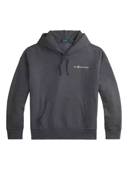 Толстовка с вышитым логотипом Polo Ralph Lauren, серый