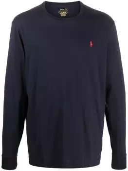 Толстовка с вышитым логотипом Polo Ralph Lauren, синий