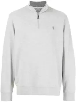 Толстовка с вышитым логотипом POLO RALPH LAUREN, серый