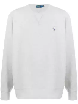 Толстовка с вышитым логотипом POLO RALPH LAUREN, серый