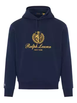 Толстовка с вышитым логотипом POLO RALPH LAUREN, синий