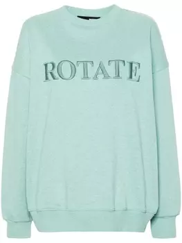 Толстовка с вышитым логотипом ROTATE BIRGER CHRISTENSEN, зеленый
