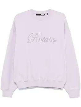 Толстовка с вышитым логотипом ROTATE BIRGER CHRISTENSEN, фиолетовый