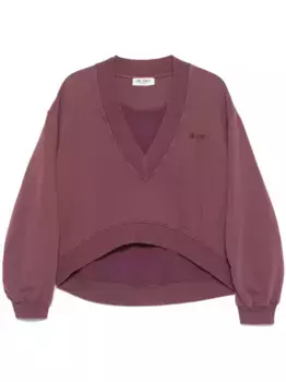 Толстовка с вышитым логотипом The Attico, красный