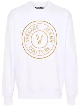 Толстовка с вышитым логотипом Versace Jeans Couture, белый