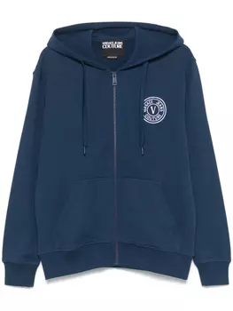 Толстовка с вышитым логотипом Versace Jeans Couture, синий