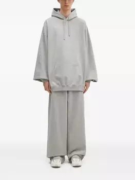 Толстовка с вышитым логотипом VETEMENTS, серый