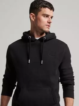 Толстовка с вышитым логотипом Vintage Superdry, черный