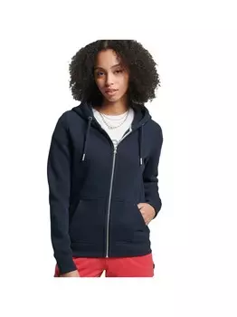 Толстовка с вышитым винтажным логотипом Superdry, синий