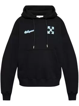 Толстовка с вышитыми стрелками Off-White, черный