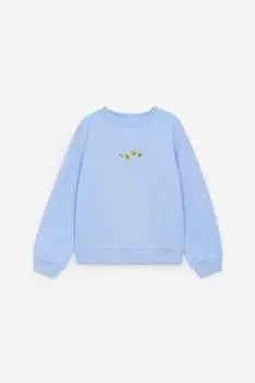 Толстовка с вышивкой Arket, голубой