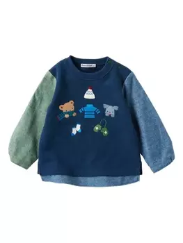 Толстовка с вышивкой Familiar, синий