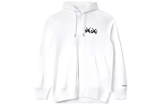 Толстовка с вышивкой KAWS X Sacai, белый